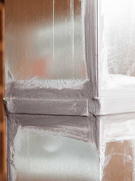 House Air Duct Joint Sealed with Caulk field guide image