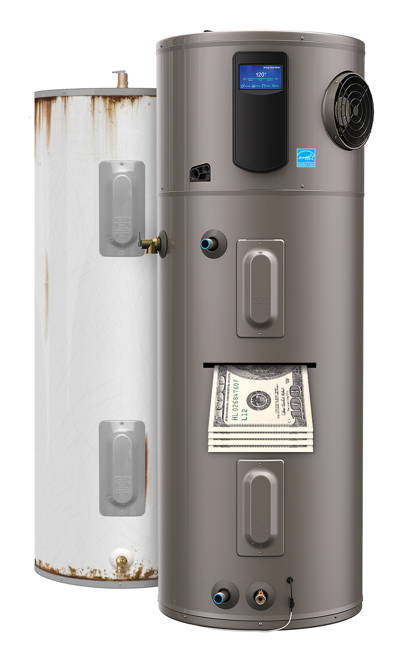 heat pump water heater promo image