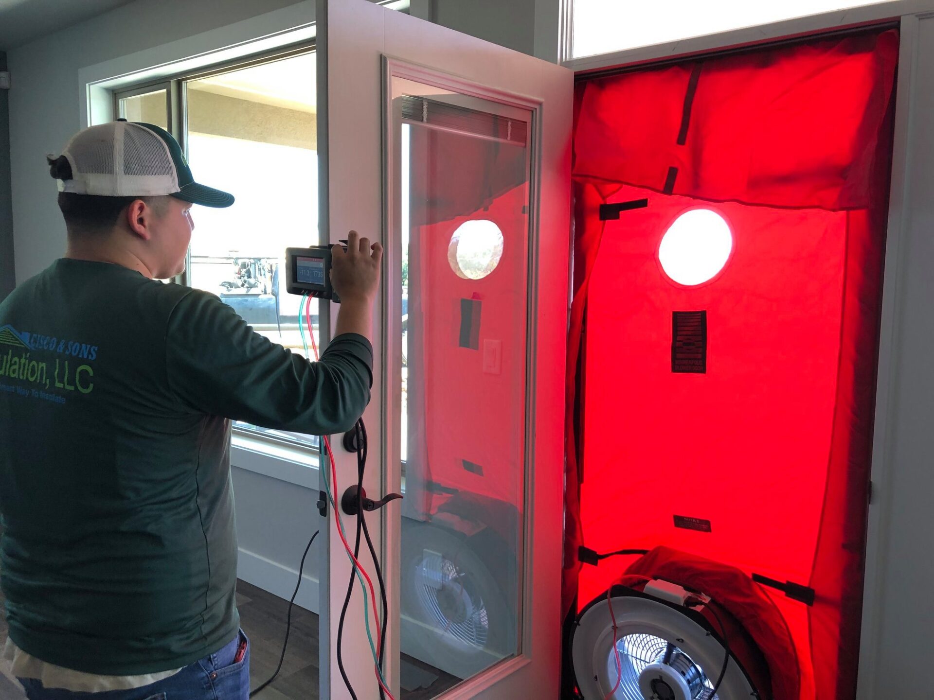 cisco blower door test